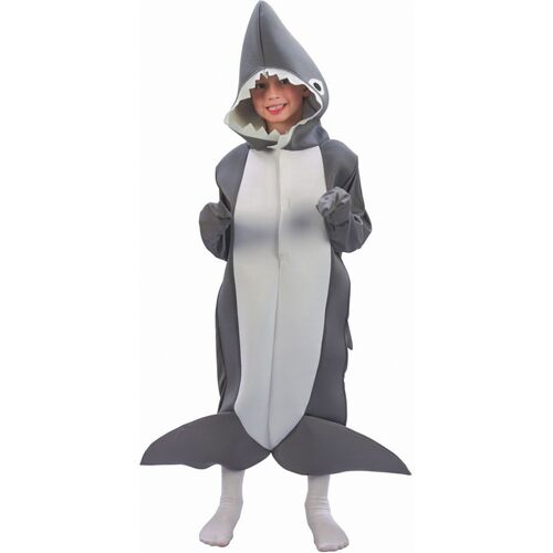 KARNEVAL-MEGASTORE Hai-Kinderkostüm Tierkostüm grau