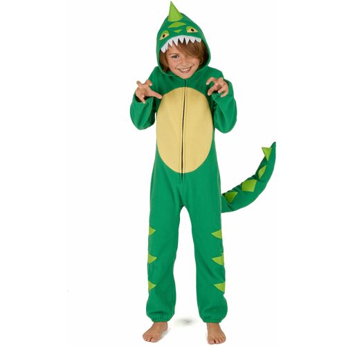 KARNEVAL-MEGASTORE Dinosaurier-Kinderkostüm Kleiner Drachen grün