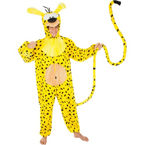 CHAKS Marsupilami-Kostüm für Erwachsene schwarz-gelb