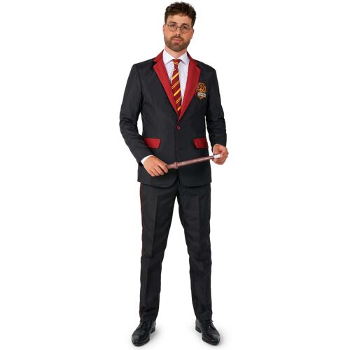 Oppo Mr. Gryffindor-Kostüm für Herren Suitmeister schwarz-rot-gelb - male