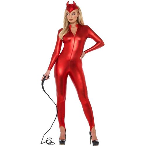 SMIFFY''S Teufel-Kostüm für Damen Halloween-Kostüm rot - female