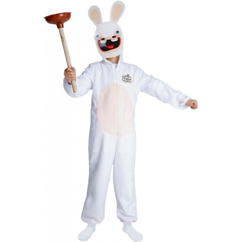 PTIT CLOWN Rabbids-Kostüm mit Maske für Kinder Raving Rabbids weiss