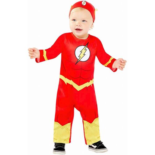 RIETHMULLER Flash Kleinkinderkostüm Overall mit Kopfbedeckung rot-gelb-gold