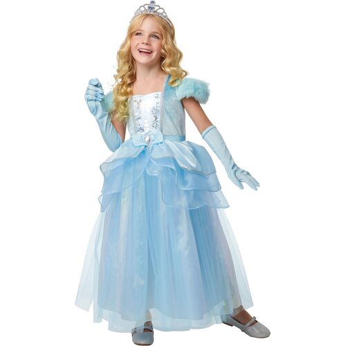 RUBIES FRANCE Deluxe Prinzessinnenkostüm für Kinder himmelblau