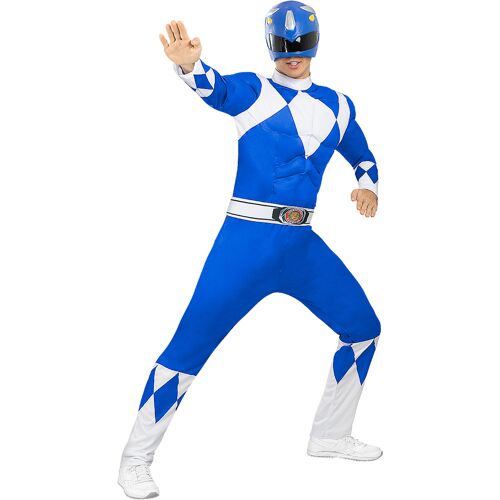 FUNIGLOBAL Power Ranger Kostüm Erwachsene blau
