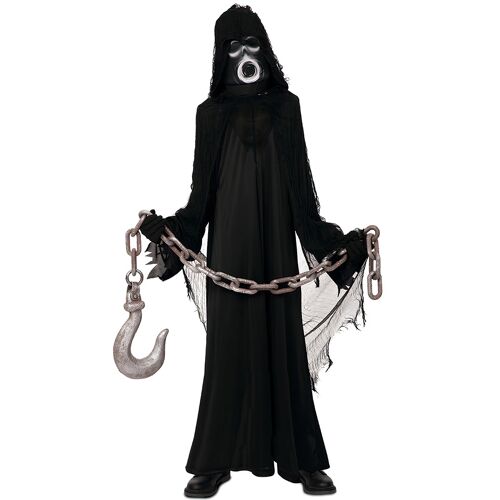 EUROCARNAVALES Kostüm Geist für Kinder schwarz