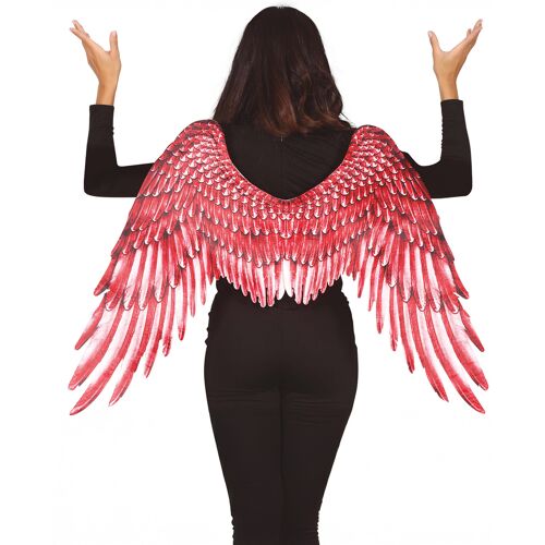 FIESTAS GUIRCA, S.L. Rote Flügel Engel Erwachsene Kostüm Accessoire