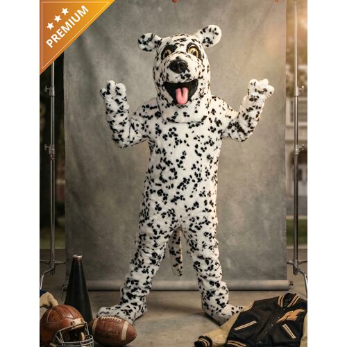 ESPA Mascottekostüm Dalmatiner Hund für Erwachsene weiß schwarz
