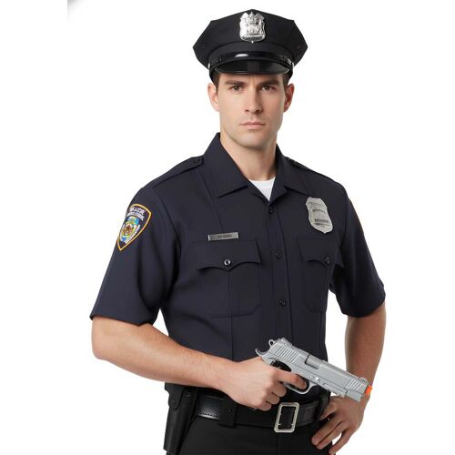 ESPA Polizei Pistole Metall für Kinder, Polizei Pistole aus Metall 18 cm