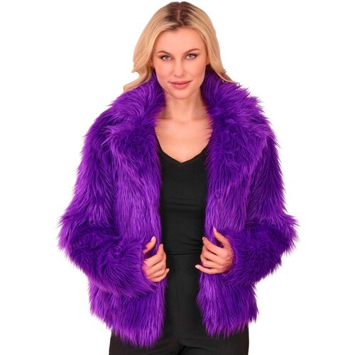 WIDMANN Kunstfellmantel violett Erwachsene