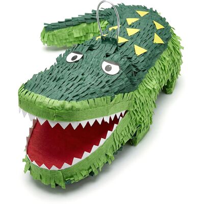 Unique Krokodil-Piñata Kindergeburtstags-Partydeko grün-weiss Unique Krokodil-Piñata Kindergeburtstags-Partydeko grün-weiss