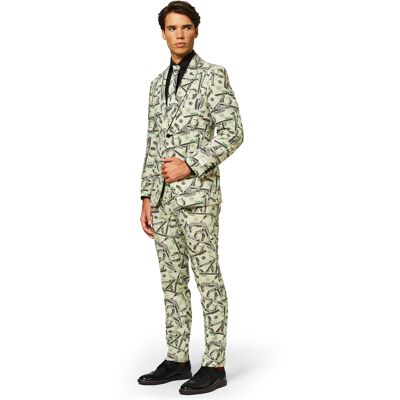 Mr. Cashanova - Herrenanzug von Opposuits - weiß-schwarz Mr. Cashanova - Herrenanzug von Opposuits - weiß-schwarz