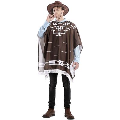 EUROCARNAVALES Hombre Wild West-Kostüm für Herren Faschingskostüm braun - male EUROCARNAVALES Hombre Wild West-Kostüm für Herren Faschingskostüm braun - male