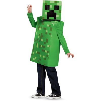 KARNEVAL-MEGASTORE Creeper-Kostüm für Kinder Minecraft grün-schwarz KARNEVAL-MEGASTORE Creeper-Kostüm für Kinder Minecraft grün-schwarz