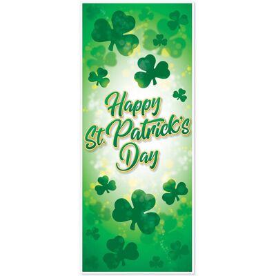 360 DEGREES St. Patrick''s Day-Türdeko Partydeko grün 150x76 cm 360 DEGREES St. Patrick''s Day-Türdeko Partydeko grün 150x76 cm