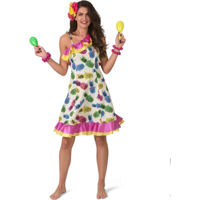 ESPA Rumba-Tänzerin-Kostüm mit Ananas bunt ESPA Rumba-Tänzerin-Kostüm mit Ananas bunt