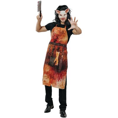 EUROCARNAVALES Horror Metzger Kostüm für Erwachsene Halloween EUROCARNAVALES Horror Metzger Kostüm für Erwachsene Halloween