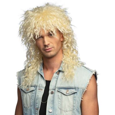 Albi Blond Wellig Lange Rocker Perücke - Perücke Albi Blond Wellig Lange Rocker Perücke - Perücke