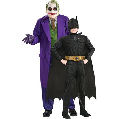 BCI Joker und Batman Paarkostüm Eltern-Kind BCI Joker und Batman Paarkostüm Eltern-Kind