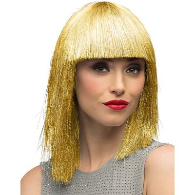 Boland Perücke crazy gold - Halblang, Metallisch Gold, Gerades Haar Boland Perücke crazy gold - Halblang, Metallisch Gold, Gerades Haar