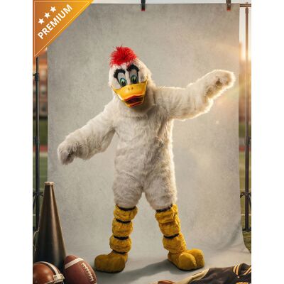 ESPA Mascotte Kostüm Ente weiß Erwachsene ESPA Mascotte Kostüm Ente weiß Erwachsene