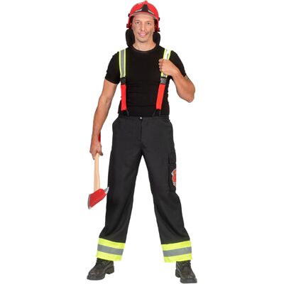 ESPA Feuerwehr-Hose mit Hosenträgern schwarz Herren - male ESPA Feuerwehr-Hose mit Hosenträgern schwarz Herren - male