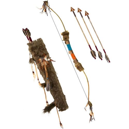 ESPA Indiander-Bogen mit Köcher und Pfeilen braun