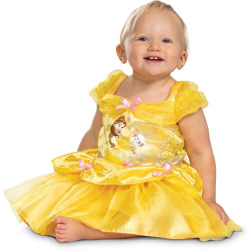 JAKKS PACIFIC Belle Babykostüm Die Schöne und das Biest Mädchen gelb - female