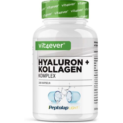 Hyaluronsäure Kollagen Komplex - 240 Kapseln