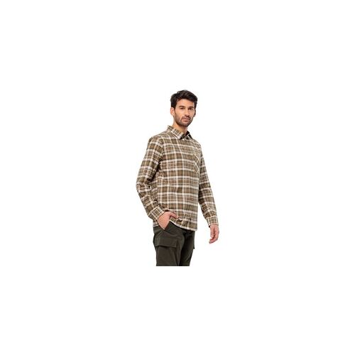 Jack Wolfskin Bergweg Shirt Men Flanellhemd Herren S chipmunk 41 chipmunk 41