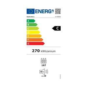 GD Asian GastroHero Weinkühlschrank ECO 142 - 2 Temperaturzonen