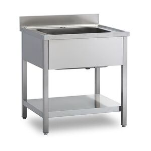 Inox E Inox GastroHero Spültisch ECO 6x7 mit 1 Becken