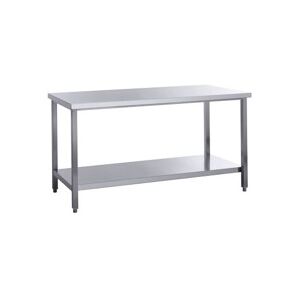 Ristopro GastroHero Edelstahl Arbeitstisch Eco 20x6 mit Grundboden