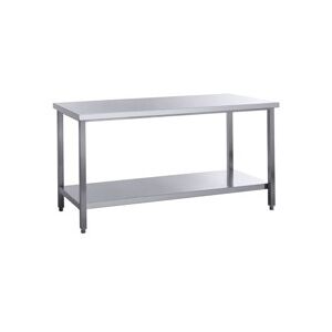 Ristopro GastroHero Edelstahl Arbeitstisch Eco 18x7 mit Grundboden