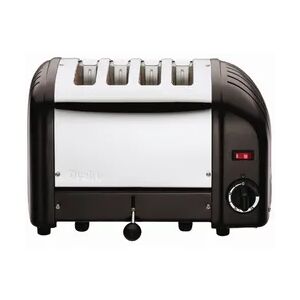 Gastronoble Gastro Dualit Toaster 4, Edelstahl + schwarz
