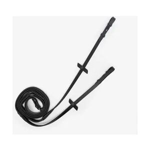 FOUGANZA Zügel Grip Leder Pony/Pferd schwarz FOUGANZA Zügel Grip Leder Pony/Pferd schwarz