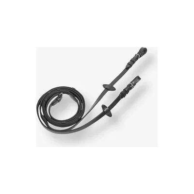 FOUGANZA Zügel 500 Grip Leder Pferd schwarz FOUGANZA Zügel 500 Grip Leder Pferd schwarz
