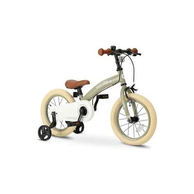 Qplay Miniby Kinderfahrrad 14 Zoll - 3 in 1 - Laufrad - Olivgrün Qplay Miniby Kinderfahrrad 14 Zoll - 3 in 1 - Laufrad - Olivgrün