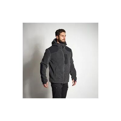 SOLOGNAC Fleecejacke 900 warm wattiert grau SOLOGNAC Fleecejacke 900 warm wattiert grau