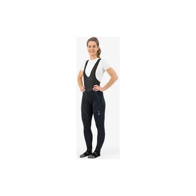 ROGELLI Radsport Damen Lange Trägerhose - Mit Sitzpolster - Liona - Schwarz ROGELLI Radsport Damen Lange Trägerhose - Mit Sitzpolster - Liona - Schwarz