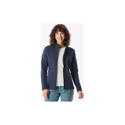 QUECHUA Fleecejacke Damen Reißverschluss Wandern - MH500 blau QUECHUA Fleecejacke Damen Reißverschluss Wandern - MH500 blau