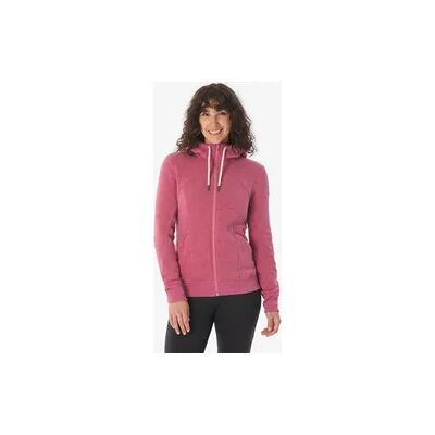 QUECHUA Sweatshirt Damen atmungsaktiv Wandern - NH500 violett QUECHUA Sweatshirt Damen atmungsaktiv Wandern - NH500 violett