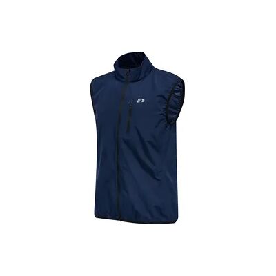 MEN'S CORE GILET L - Laufjacke - Schwarz, Blau MEN'S CORE GILET L - Laufjacke - Schwarz, Blau