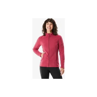 QUECHUA Fleecejacke Damen Reißverschluss Wandern - MH500 rot QUECHUA Fleecejacke Damen Reißverschluss Wandern - MH500 rot