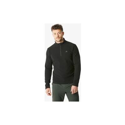 Quechua MH100 Schwarze Fleecetröja för Vandring - Herr Quechua MH100 Schwarze Fleecetröja för Vandring - Herr