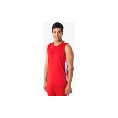 KIPSTA Damen/Herren Basketball Trikot ärmellos - Tank 100 rot KIPSTA Damen/Herren Basketball Trikot ärmellos - Tank 100 rot