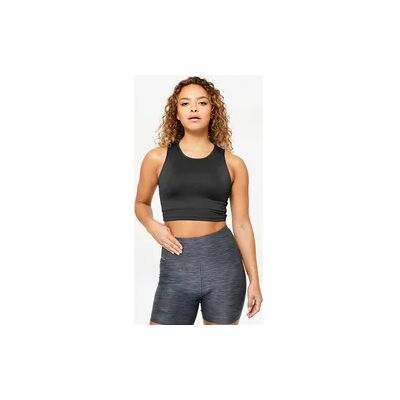 Domyos - Cardio Fitness Cropped Tank Top - Schwarz - Tank Top Domyos - Cardio Fitness Cropped Tank Top - Schwarz - Tank Top