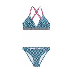 Badeanzug, zweiteilig, Dreieck, Mädchen Protest Prtreva blau 100 cm 4J Badeanzug, zweiteilig, Dreieck, Mädchen Protest Prtreva blau 100 cm 4J