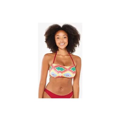 Decathlon Bikini-Oberteil Damen Bandeau Surfen Lori Sangria rot Decathlon Bikini-Oberteil Damen Bandeau Surfen Lori Sangria rot