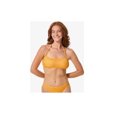 Decathlon Bikini-Oberteil Surfen Damen Bandeau Lori Keyshot orange Decathlon Bikini-Oberteil Surfen Damen Bandeau Lori Keyshot orange